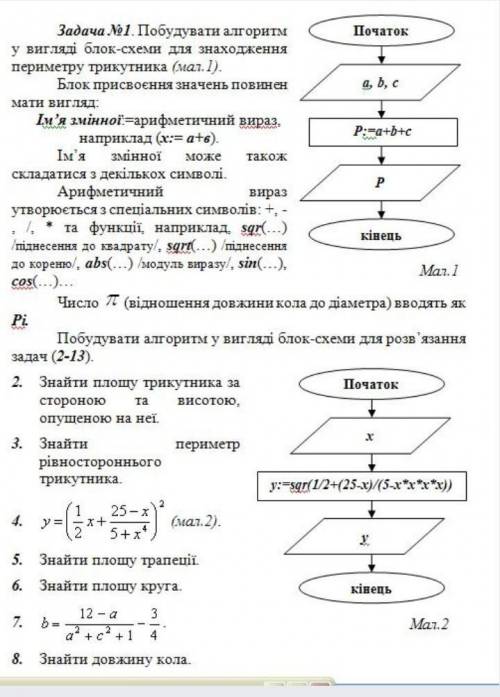 Нужен король информатики! (укр) Буду благодарна, тому кто розвяжет, последнее ! Побудувати алгоритм