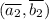 (\overline{a_{2}} ,\overline{b_{2}} )