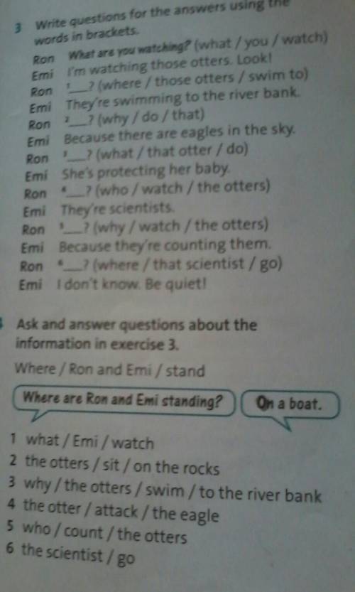 1. Student’s book page.37. ex.3. Write questions for the answers using the words in brackets. P.S. L