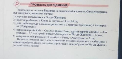 ПРОВЕДІТЬ ДОСЛІДЖЕННЯ Уявіть, що ви летите в Бразилію на знаменитий карнавал. Сплануйте марш-рут ман