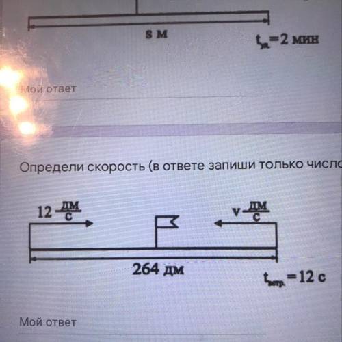 Определи скорость (в ответе запиши только число, без единиц измерения)