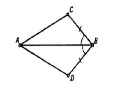Дано: ∠АВС=∠АВД, ВС=ВД. Доказать, что АВ – биссектриса.