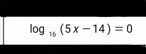 Решите уравнения 1. log16(5x-14)=0 2. log7(5-x)= log7(29-9x) 3. 2log2/25x + log25 x-1=0