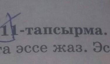 11-тапсырма. «Қазақстанда тіршілік ететін жануарлар» деген тақырыпта эссе жаз. Эссе жазу барысында о