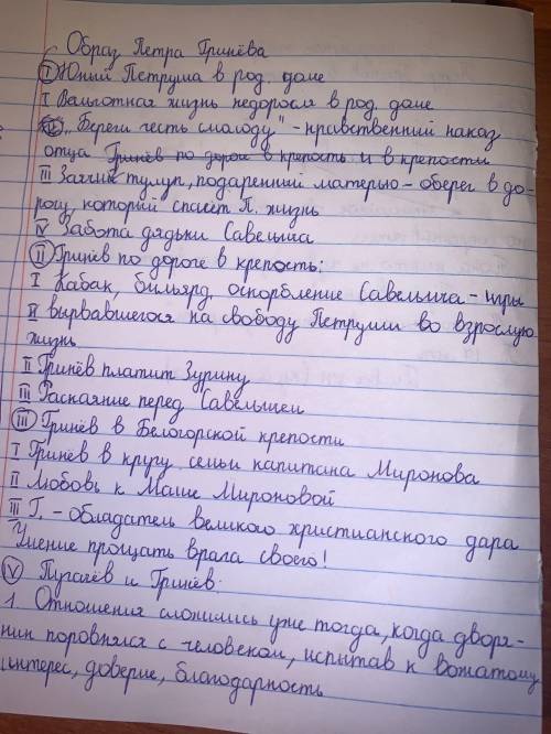 составьте по плану сочинение