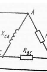 решить Тема: Расчет трехфазных цепей при соединении треугольником. Цель: Закрепить полученные навыки