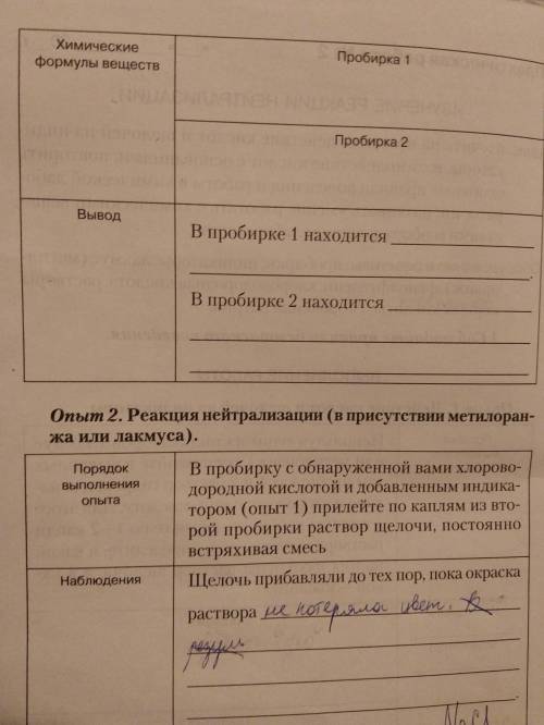 Практическая работа по химии номер 2, 8 класс. Сечко