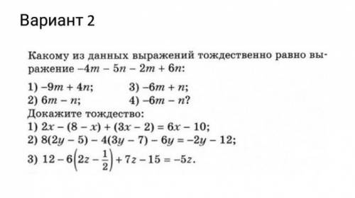 2 вариант подробно расписать​