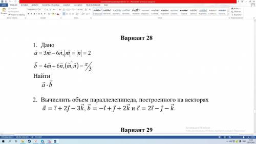 1 задание проблема с данным вектором