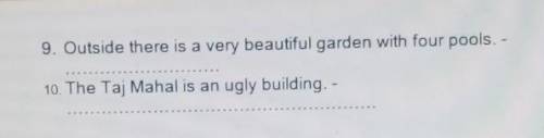 Read and write Yes or No. Correct the wrong sentences. (SB p. 53)1. The Taj Mahal is in China. -2. I