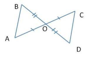с геометрией как можно Дано АO = OC и ВО = ОD. Доказать, что треугольник AOB = треугольнику COD.​