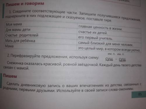 СДелать дневниковую запись О ваших впечатлениях из детства связанных с родными,первыми друзьями. Исп