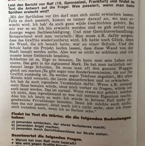 1. Wenn man mit der Sprühdose in Deutschland erwischt wird, 2. Wenn es eine Anzeige gegen Sachbeschä