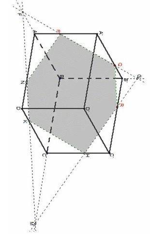 Построение сечений параллелепипеда