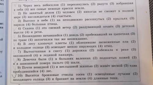 Найти определяемое слово, указать причастные обороты.