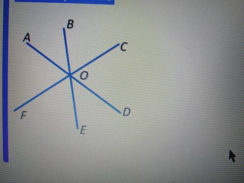 На рисунке ∠ AOB=23 0 , ∠ FOE=10 0 . Найдите угол COD