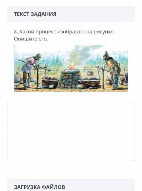 ВРЕМЯ НА ВАДАНИЕ No3 ВЫПОЛНЕНИЕ: ТЕКСТ ЗАДАНИЯ 3. Какой процесс изображён на рисунке. Опишите его. З