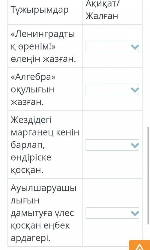 казахский язык 4 класснадо выбрать правильно/неправильно​