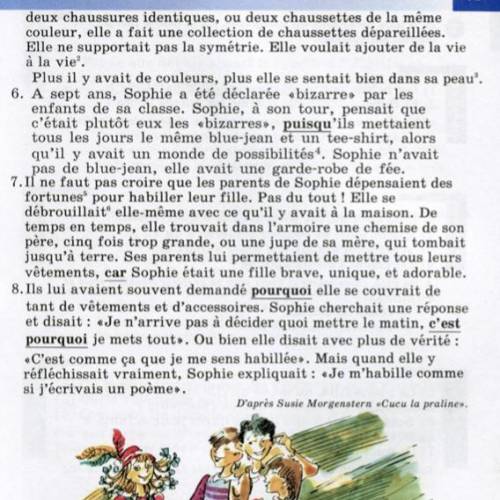 1) Quel est le titre de ce texte ! D'où est tiré le texte ! Qui est son auteur ! Quelle fille peut-o