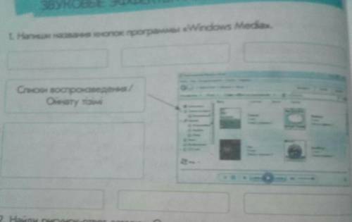 1. Напиши названия кнопок программы «Windows Media».Списки воспроизведения /Ойнату тізімі​