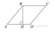 В параллелограмме ABCD сторона AB=18, а угол ABH=60°. Найдите площадь параллелограмма ABCD, если сто