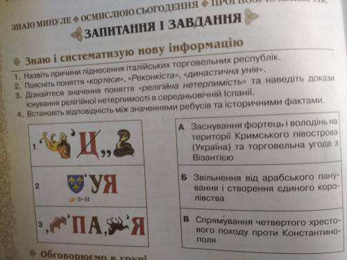 Докази існування релігійної нетерпимості в середньовічній Іспанії ?(на картинке 3 вопрос)