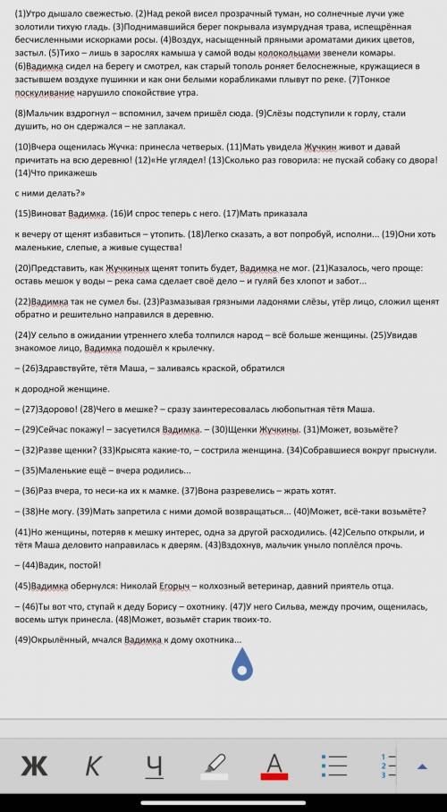 Ребят, дам 60б, напишите сочинение 9.3 на огэ. только не надо копировать откуда-то. я это и сама мог