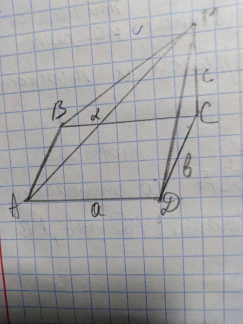 прямая АМ перпендикулярна к плоскости прямоугольника abcd со сторонами a и b CM=c Найти MD MA MB (ри