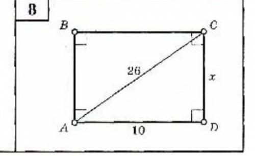 это теорема Пифагора, нужно найти х и оформить дано​