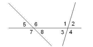 Дано: ∢1=155°,∢5=78°. Вычисли остальные углы