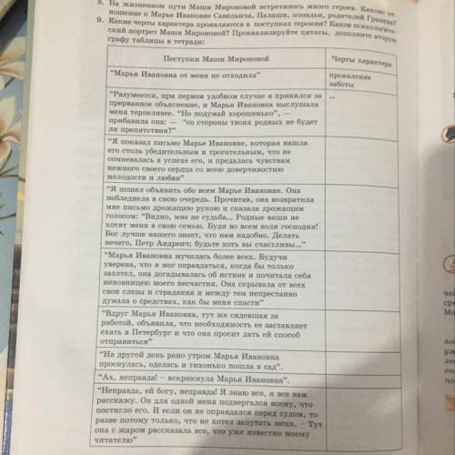 Какие черты характера проявляются в поступках героини? Каков психологический портрет Маши Мироновой?