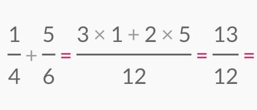 Выполни сложение 5/12+3/4;1 4/7+5 2/3;1/4+5/6