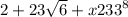 2 + 23 \sqrt{6} + x2 {33}^{8}