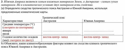 Жная Америка является самым влажным материком Земли, а Австралия – самым сухим материком. Но в клима