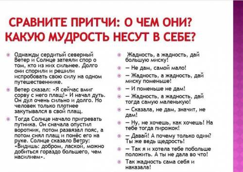 Выпиши с первой притчи Ветер и СолнцеСинонимы,со второйЖадность-анотонимы Дам 10 б и сделаю лучш