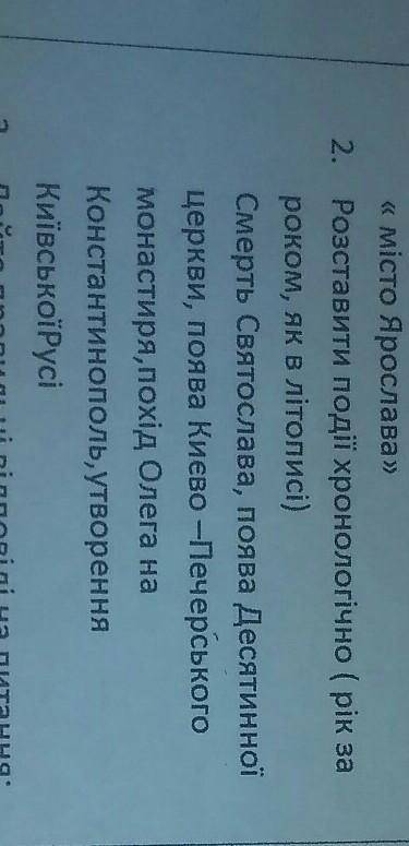 Розставити розставити події хронологічно (рік за роком, як в літописі) до ть)) завтра КР​