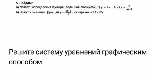 Найдите: а) область определения функции, заданной формулойв) область значение функции у у= отрезке​