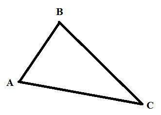 В треугольнике АВС, изображенном на рисунке, АВ=9 см, сторона ВС больше стороны АВ на 7 см, а сторон