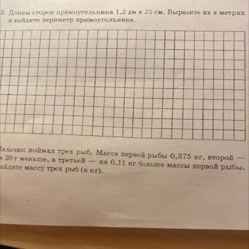 3. Длины сторов прямоугольника 1,2 дк и 25 см. Выразите их в метрах и найдите периметр прямоугольник