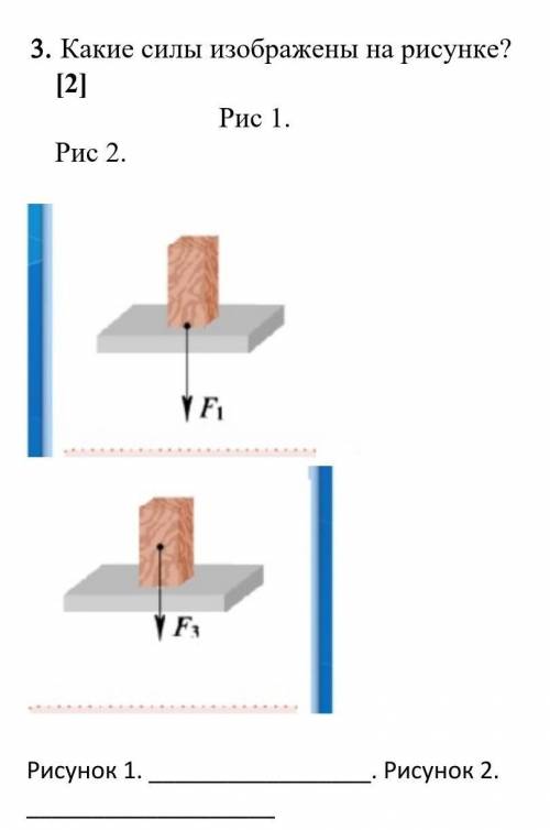 3. Какие силы изображены на рисунке