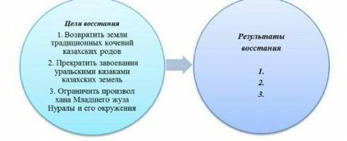 Задание №3. Исходя из целей запишите результаты восстания.​