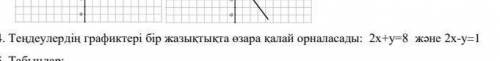 Как графики уравнений расположены в одной плоскости НАДОО​