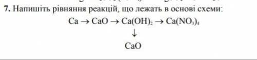 Напішіть уравнение реакции, що лежить в основі схеми