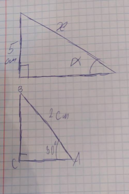 Найдите Х в рисунке .найдите ВС и АС в рисунке .​
