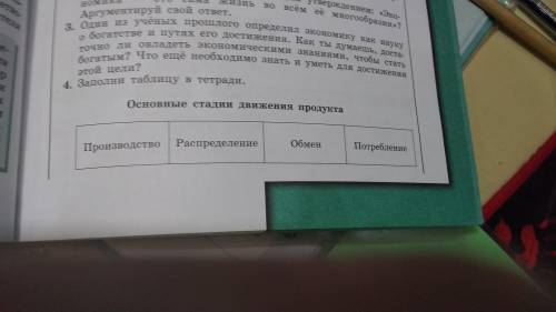 1.есть ли связь между понятиями экономика и богатство . Приведете примеры 2. Заполните таблицу №4 3.