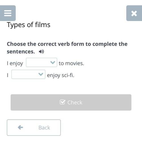 Choose the correct verb from to complete the sentences