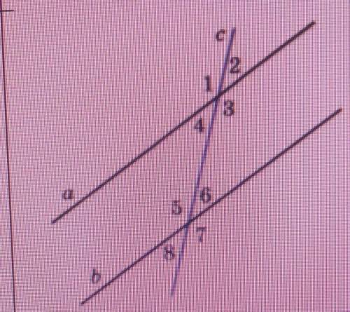 Выясните параллельность прямых а и b, если угол 8 равен 63°, угол 1 равен 127 УМОЛЯЮ МНЕ ОЧЕНЬ НУЖНО