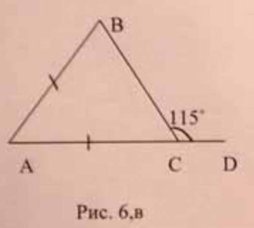 <BCD=115 градусов( рис.6,в).Найдите < ABC