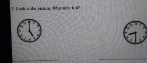 Task 3. Look at the picture. What time is it?​