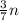 \frac{3}{7}n